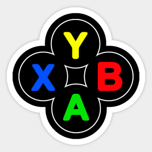 Xbox Style Buttons Alt Sticker